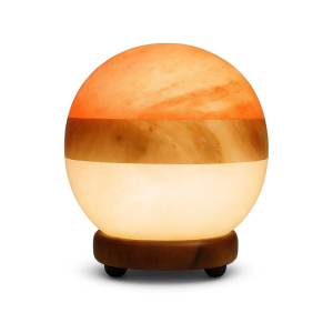 Himalayan Salt Sphere Shape Dual Illumination Lamp