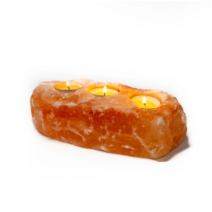 Natural Rock Shape Candle Holder With 3 Hole