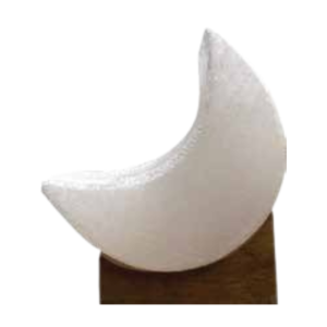 White Salt Moon USB Lamp