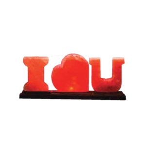 Himalayan Salt I LOVE YOU Shape USB Lamp